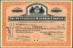 Stock and Share Certificate of The Pennsylvania Railroad Company of 1929 of USA.