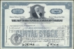 Stock and Share Certificate of The New York Central Railroad Company of 1942 of USA.