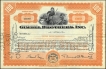 Stock and Share Certificate of Gimbel Brothers Inc. of 1950 of USA.