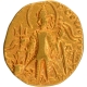 Gold Dinar Coin of Vasudeva II of Kushan Dynasty of Ardokhsho type.