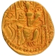 Gold Dinar Coin of Vasudeva II of Kushan Dynasty of Ardokhsho type.