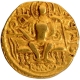 Gold Dinar Coin of Samudragupta of Gupta Dynasty of Archer type.