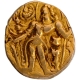 Gold Dinar Coin of Chandragupta III of Gupta Dynasty of Chakra type.