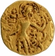 Gold Dinar Coin of Chandragupta II of Gupta Dynasty of of Archer type.