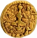 Gold Dinar Coin of Chandragupta II of Gupta Dynasty of of Archer type.