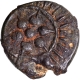 Copper Base Alloy Coin of Vishnukundin Dynasty of Lotus type.