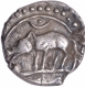 Silver Dramma Coin of Gunatunga of Rashtrakutas.