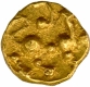 Gold Fanam Coin of Vikramaditya VI of Chalukyas of Kalyana.