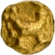 Gold Fanam Coin of Vikramaditya VI of Chalukyas of Kalyana.