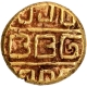 Gold Gadyana Coin of Alupas of Alvakheda.