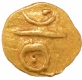 Gold One Quarter Fanam Coin of Shilaharas of Karad.