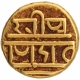 Gold Half Varaha Coin of Devaraya I of Sangama Dynasty of Vijayanagara Empire.