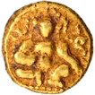 Gold Half Varaha Coin of Krishnadevaraya of Tuluva Dynasty of Vijayanagara Empire.