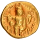 Gold Varaha Coin of Venkatapathiraya II of Aravidu Dynasty of Vijayanagara Empire.