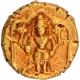 Gold Half Varaha Coin of Venkatapathiraya III of Vijayanagara Empire.