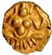 Gold Half Fanam Coin of Vijayanagara Feudatory.