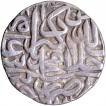 Silver One Rupee Coin of Akbar of Jaunpur Mint.