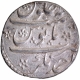 Silver One Rupee Coin of Aurangzeb of Ahmadnagar Mint.