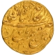 Gold Mohur Coin of Aurangzeb Alamgir of Shahjahanabad Dar ul Khilafa Mint.