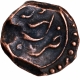 Copper One Eight Paisa  Coin of Karpa Mint of Mysore Kingdom.