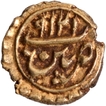 Gold Fanam Coin of Tipu Sultan of Patan Mint of Mysore Kingdom.