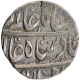 Silver One Rupee Coin of Mustafabad Mint of Rohilkhand.