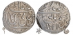 Lot of Two Coins of Silver Rupee of Mahe Indrapur Mint of Bharatpur State.