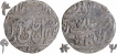 Lot of Two Silver Rupee Coins of Mominabad Bindraban Mint of Bindraban State.