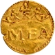 Gold Half Manuel Coin of D. Manuel I of Goa Mint of Indo Portuguese.