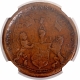 Error Copper Twenty Cash Coin of Madras Presidency.