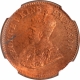 Bronze Half Pice Coin of King George V of Calcutta Mint of 1928.