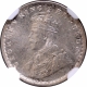 Silver Two Annas Coin of King George V of Bombay Mint of 1915.