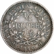 Silver Quarter Rupee Coin of Victoria Queen of Madras Mint of 1840.