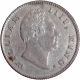 Silver Half Rupee Coin of King William IIII of Calcutta Mint of 1835.