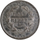 Silver Half Rupee Coin of Victoria Queen of Calcutta Mint of 1840.