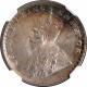 Silver Half Rupee Coin of King George V of Calcutta Mint of 1926.