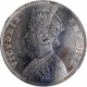 Silver One Rupee Coin of Victoria Empress of Bombay Mint of 1881.