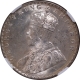 Silver One Rupee Coin of King George V of Bombay Mint of 1912.