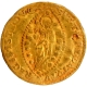 Gold One Zecchino Coin of Italy.