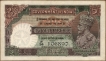 Five Rupees Banknote of King George V Signed by J B Talyor of 1933.