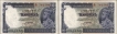 Ten Rupees Banknotes of King George V Signed by J W Kelly of 1935.