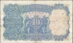 Ten Rupees Banknote of King George V Signed by J W Kelly of 1935.