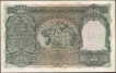 One Hundred Rupees Banknote of King George VI Signed by C D Deshmukh of 1938 of Calcutta Circle.