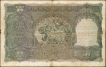 One Hundred Rupees Banknote of King George VI Signed by C D Deshmukh of 1944 of Bombay Circle.