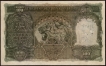 One Hundred Rupees Banknote of King George VI Signed by C D Deshmukh of 1944 of Bombay Circle.