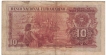 Dez  Rupias Banknote of Banco Nacional Ultramarino of Indo Portuguese of 1945.