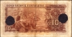 Cancelled Dez Rupias Banknote of Banco Nacional Ultramarino of Indo Portuguese of 1945.