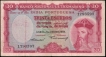 Trinta Escudos Banknote of Banco Nacional Ultramarino of Indo Portuguese of 1959.