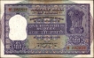 One Hundred Rupees Banknote Signed by P C Bhattacharya of Republic India of 1960.