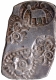  Unlisted Punch Marked Silver Half Karshapana Coin of Vidarbha Janapada with standing elephant of ABCC type.  